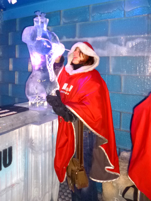 ice bar, budapest, hungary
