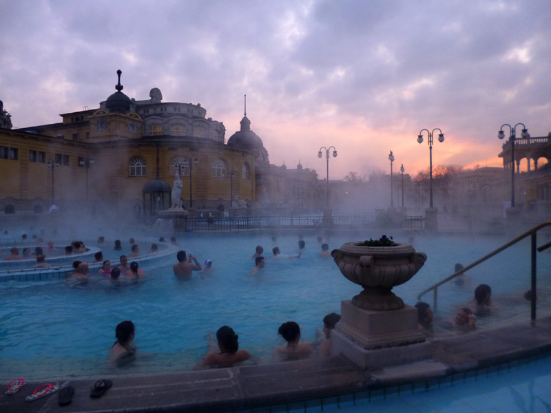 szechenyi spa baths, budapest, hungary
