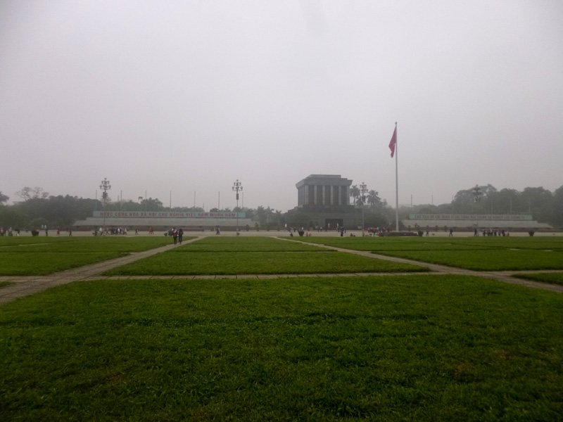 ho chi minh mausoleum, hanoi, vietnam