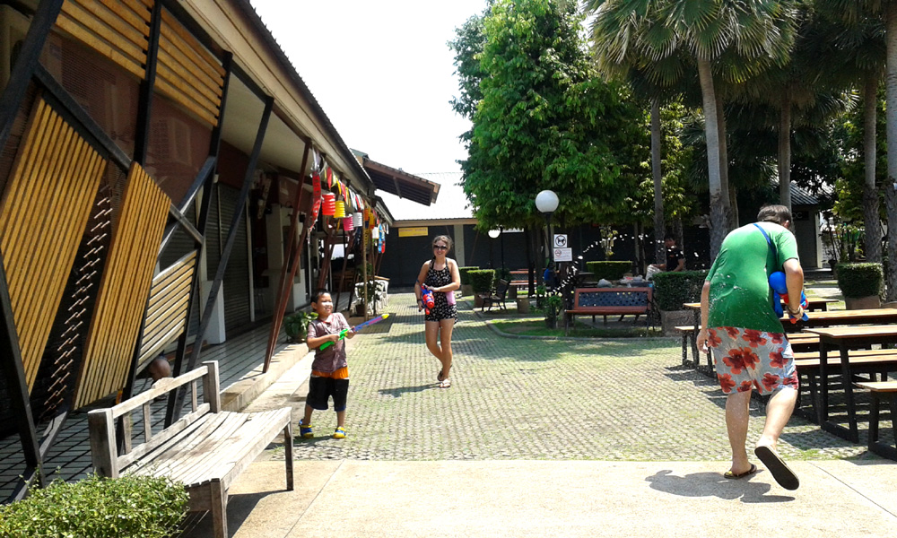 Songkran water fights, Chiang Mai, Thailand