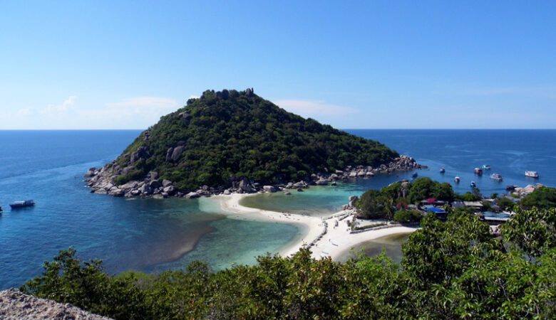 koh nang yuan, koh tao, thailand, hike, view