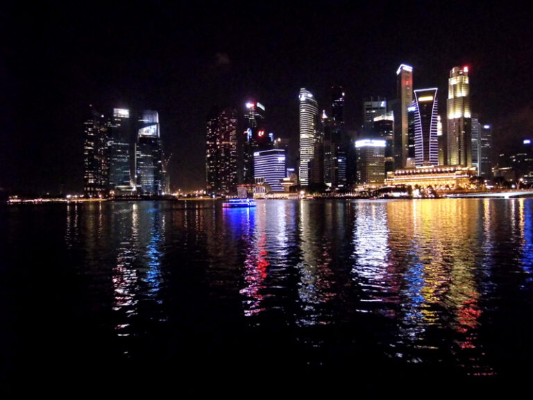 Singapore at night