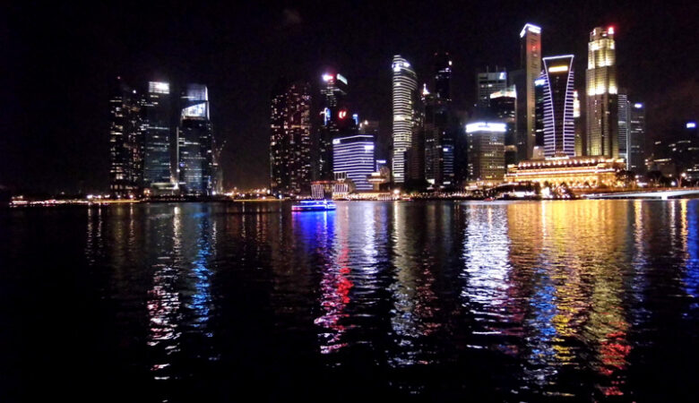 Singapore at night