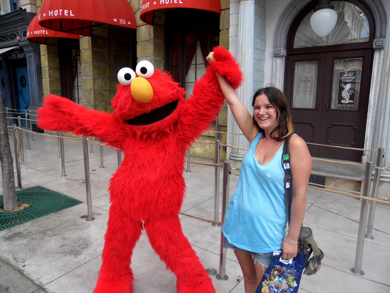 Universal Singapore with Elmo