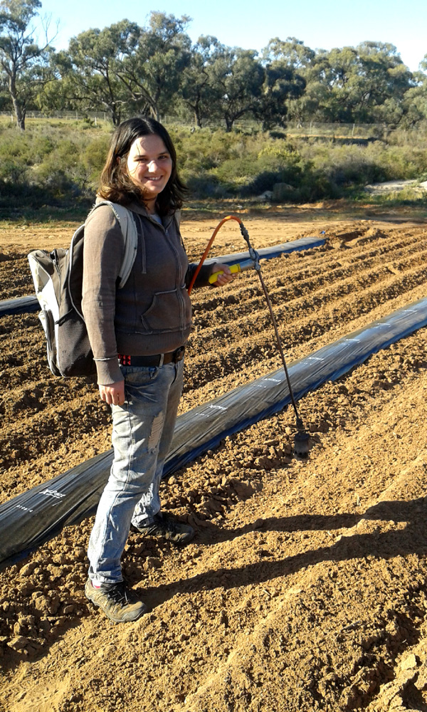 being a ghostbuster, farm work, mildura, australia