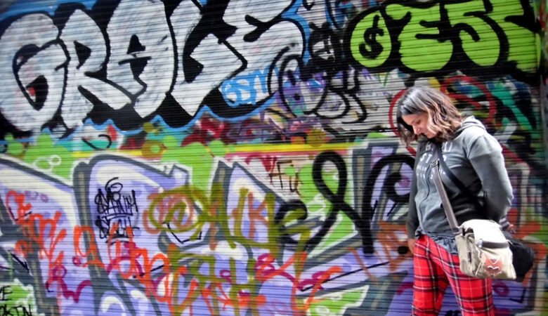 Street art, Hosier Lane, Melbourne, Australia