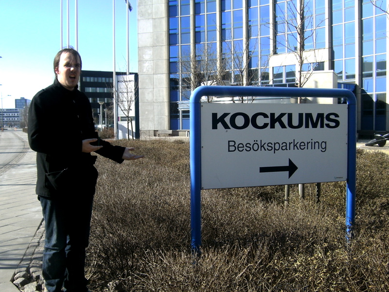 Kockums sign, Malmo, Sweden