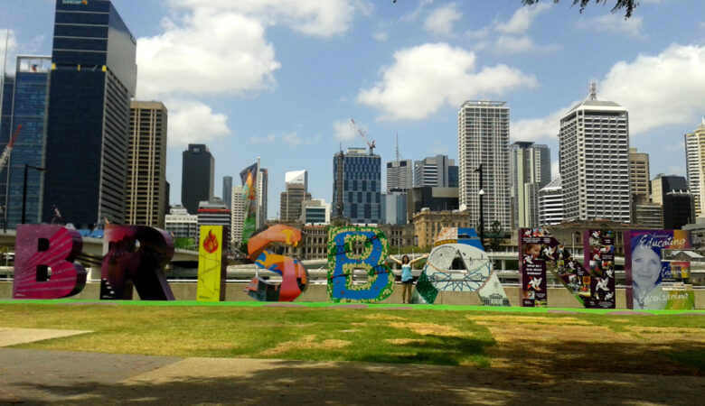 Brisbane sign, Australia