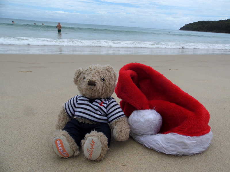 Christmas on the beach, Noosa, Australia, gulliver