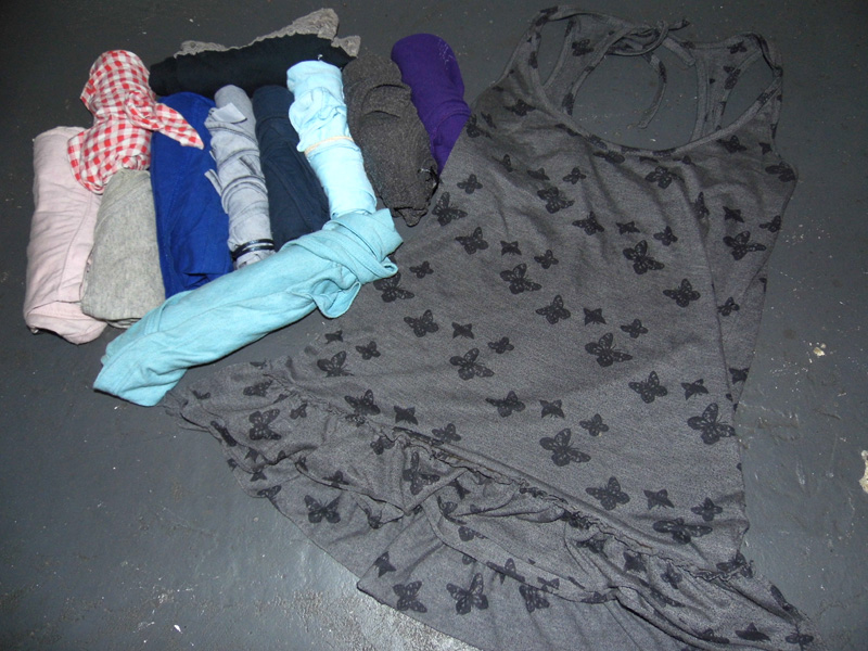 Packing list - tops, shirts