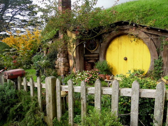 Sam's hobbit house, Hobbiton, New Zealand
