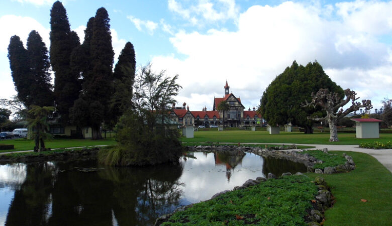 Rotorua museum and gardens, New Zealand