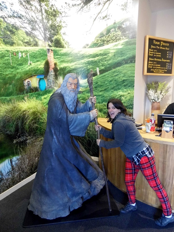 Meeting Gandalf in Rotorua, New Zealand