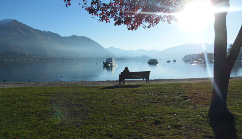 Wanaka lake, New Zealand