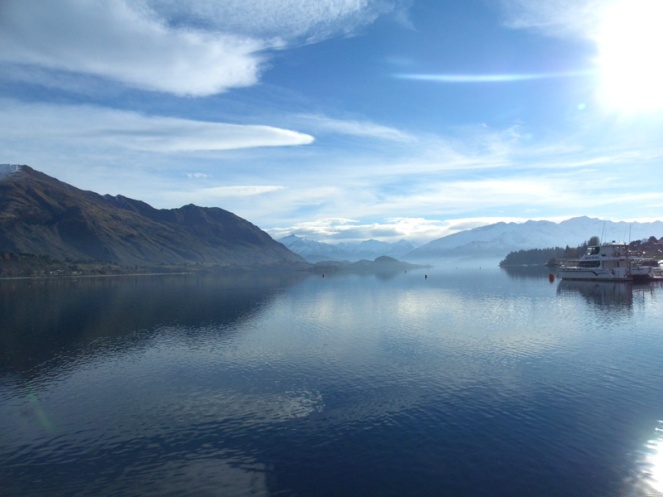 Wanaka lake, New Zealand