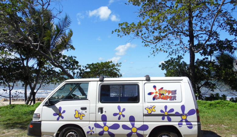 Hippie campervan, camper, road trip, Australia