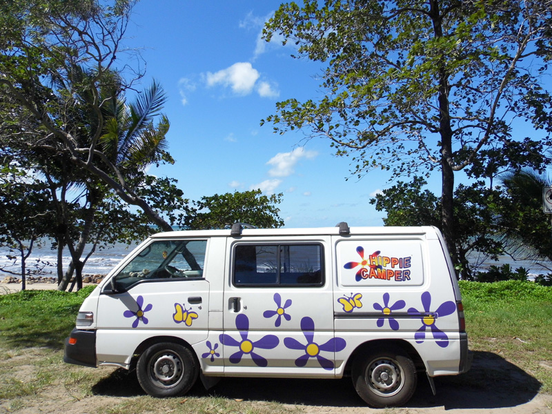 Hippie campervan, camper, road trip, Australia