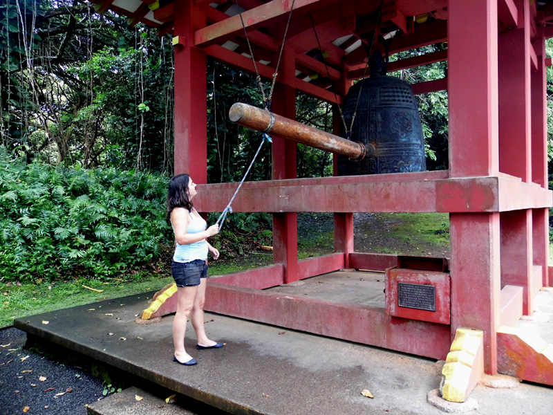 Byodo-In Temple bell, Oahu, Hawaii