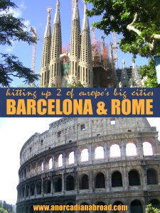 Four days, two cities. Visit Barcelona, Spain, and Rome, Italy in one trip! Say hello to Park Guell, the Sagrada Familia, the Colisseum, Vatican City, Trevi Fountain & much more!