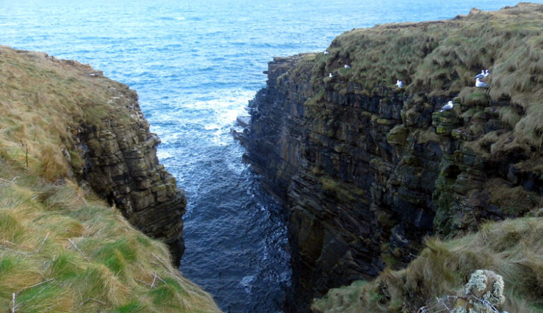 gloup, orkney, coastline