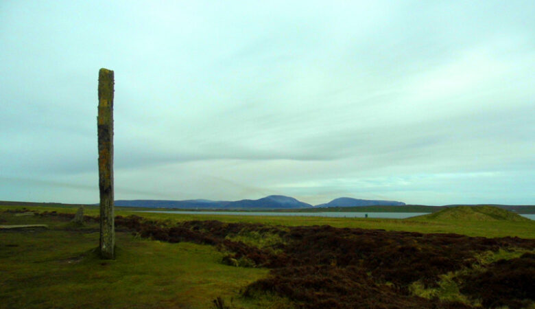 Ring Of Brodgar with Hoy, Orkney, Scotland