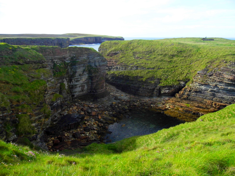 Brough Of Deerness coastline, Orkney, Scotland