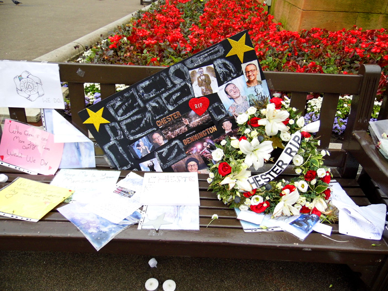Chester Bennington tribute, Glasgow, Scotland