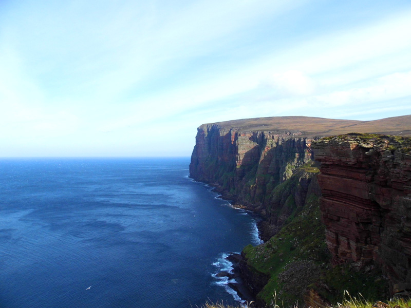 St John's Head, highest cliffs in the UK, Hoy, Orkney, Scotland