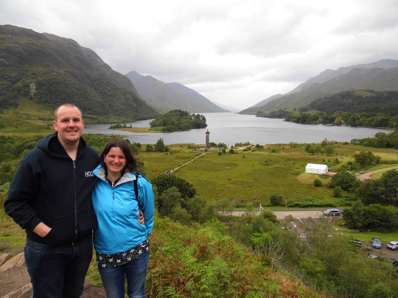 Glenfinnan viewpoint, Loch Shiel, Scotland