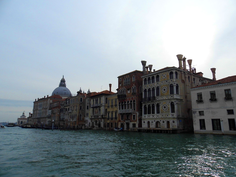 Grand Canal on the vaporetto, Venice, Italy
