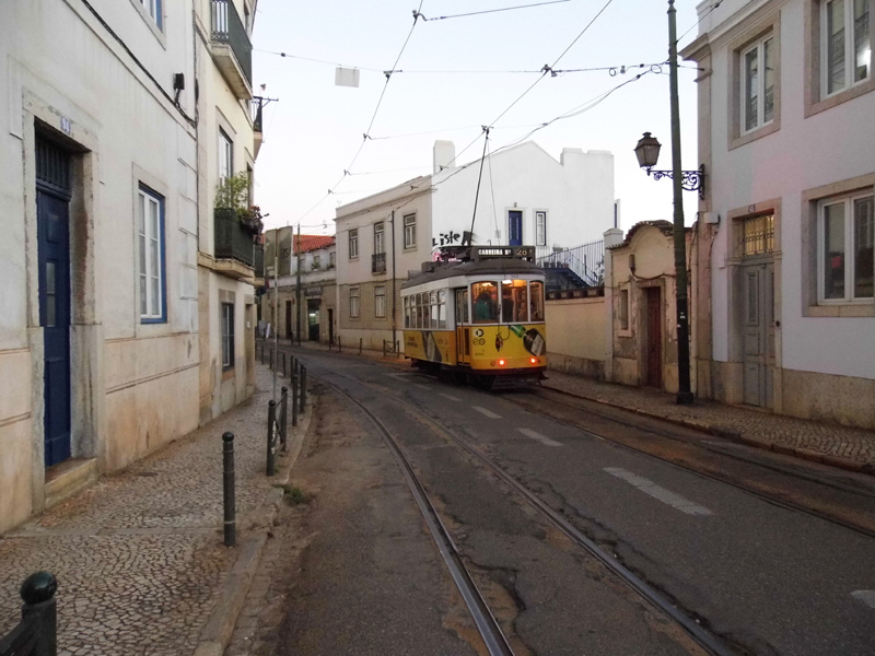Tram, Lisbon, Portugal