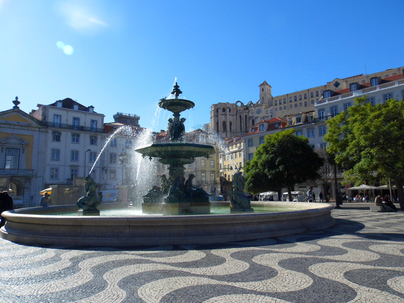 Praca Rossio, Lisbon, Portugal