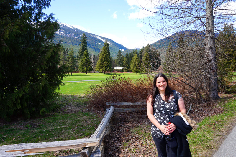 Taking a walk, Whistler, Canada