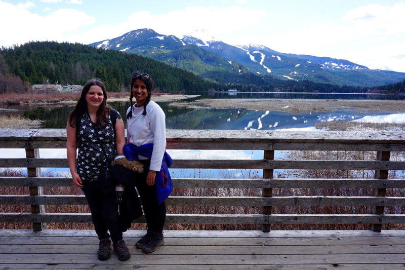 Beautiful mountains & lake in Whistler, Canada