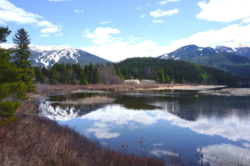 Beautiful mountains & lake, Whistler, Canada