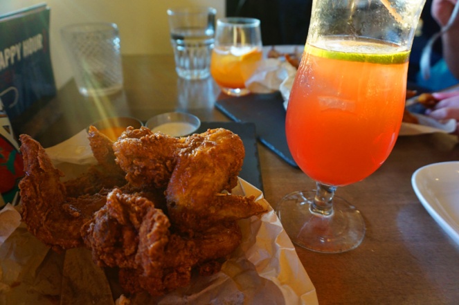 Chicken wings & cocktails in Hook, Vancouver