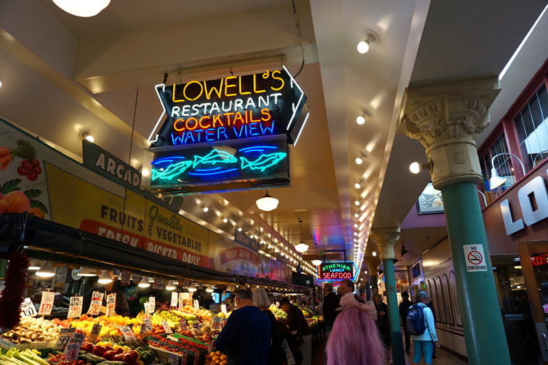 Pike Place Public Market, Seattle, USA