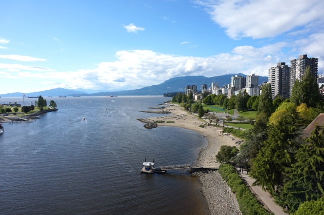 View from Burrard Bridge, Vancouver, Canada