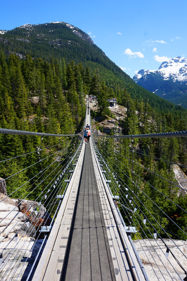 Sea to sky gondola bridge, Squamish, BC, Canada