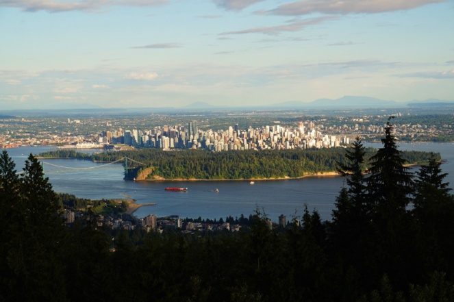 View over Vancouver, Canada