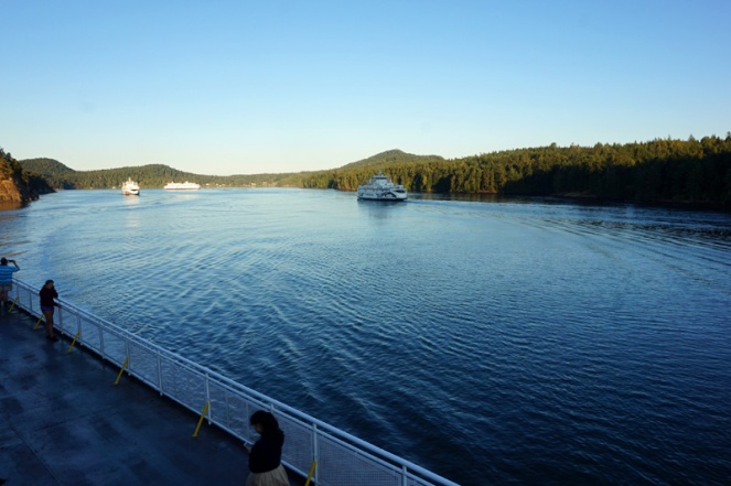Crossing from Vancouver to Victoria, BC, Canada