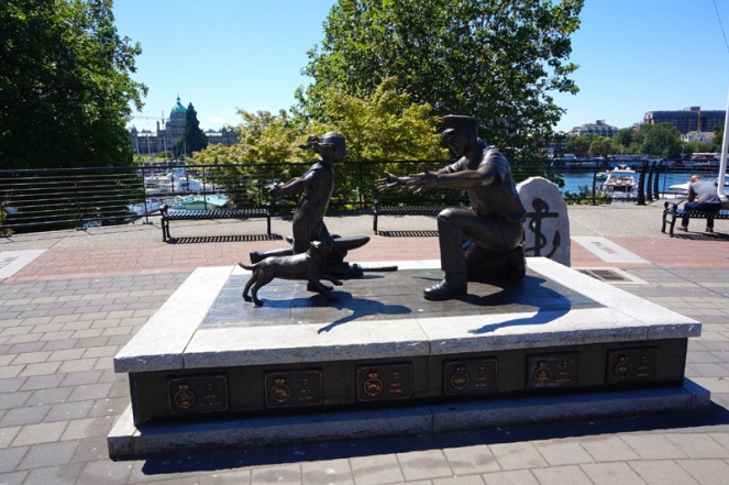 The Homecoming Statue, Victoria, BC, Canada