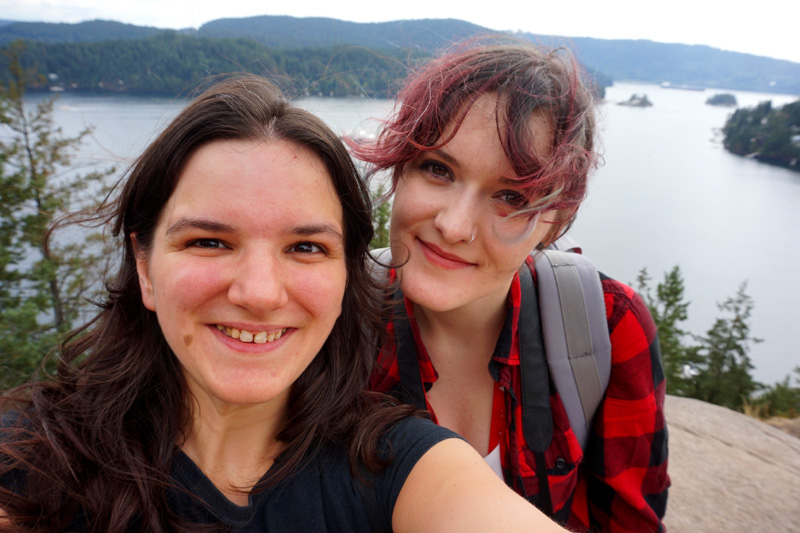 Me & Nancy, Deep Cove, Vancouver, BC, Canada