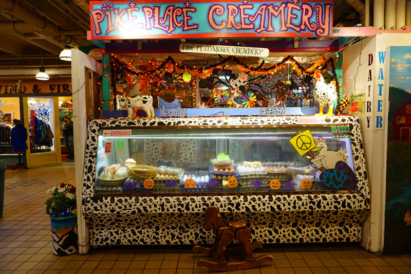 Pike Place Creamery, Pike Place, Seattle, USA