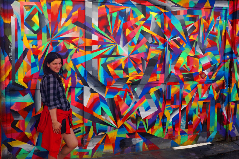 Clarion Alley street art, Mission District, San Francisco