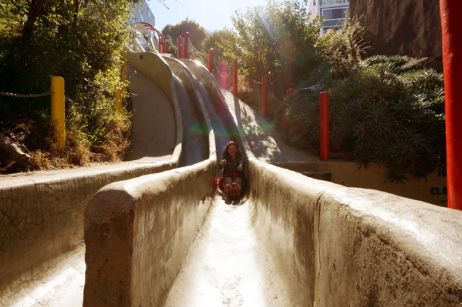 Seward Street slide, San Francisco