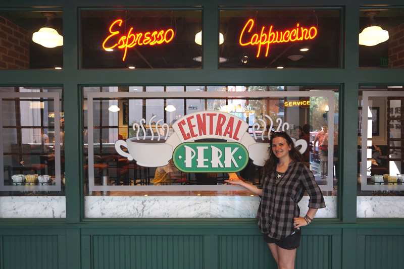 Central Perk Cafe, Friends. Warner Brothers Studio Tour Hollywood, LA, USA