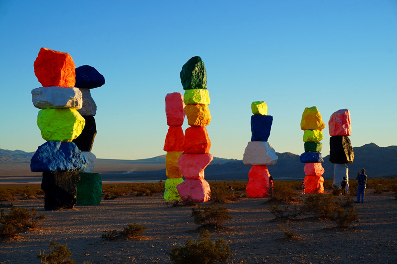 Seven Magic Mountains, Nevada, USA
