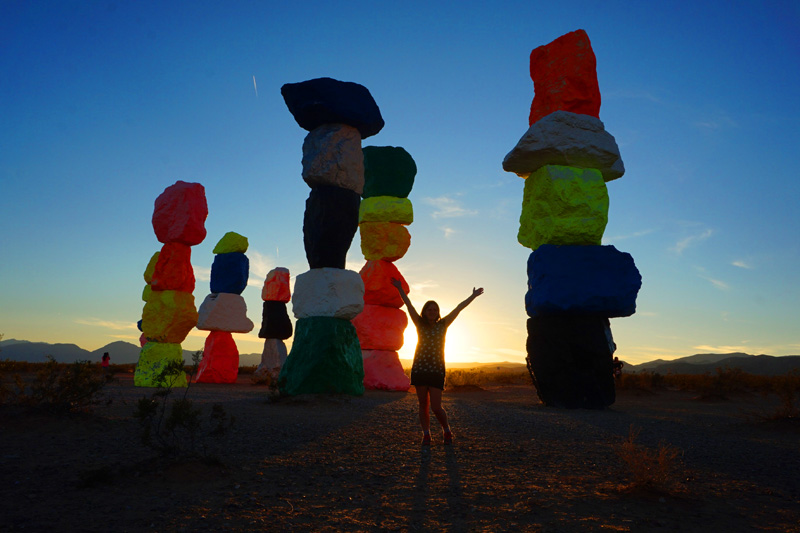 Seven Magic Mountains, Nevada, USA