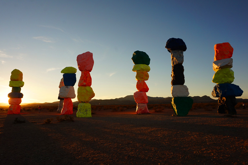 Seven Magic Mountains, Nevada, USA